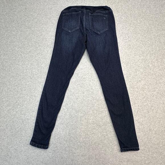 Jessica Simpson Maternity Jegging S Dark Wash Denim Secret Fit Belly Skinny Leg - Picture 7 of 14